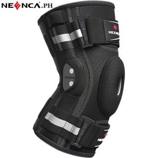 NEENCA Professional Knee pad แบบบานพับแผ่นรองเข่าทางการแพทย์ที่มีโคลงสองด้านที่ถอดออกได้สำหรับอาการปวดเข่า