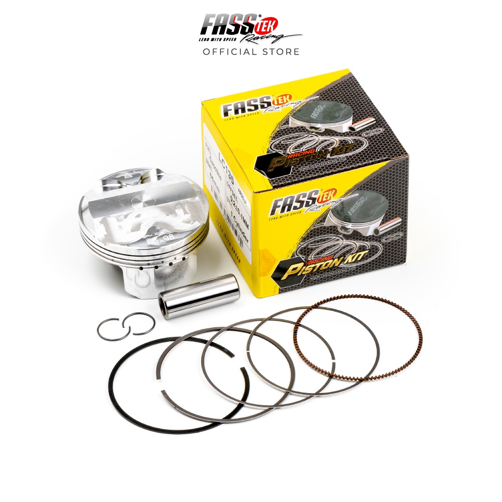 66MM Y15 SUPER-X FORGED PISTON LC135 4V (OFFSET 0.4MM) FASSTEK
