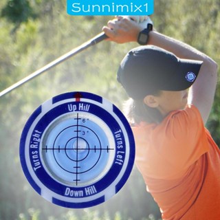 [Sunnimix1] ที่มาร์กลูกกอล์ฟ พร้อมคลิปหนีบหมวก แบบพกพา ความแม่นยําสูง สําหรับเล่นกอล์ฟ