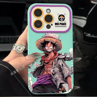 ใหม่ เคสโทรศัพท์มือถือนิ่ม ลายการ์ตูนลูฟี่ One Piece สําหรับ Apple Iphone 14promax 13pro 12 11 7p MBMZ