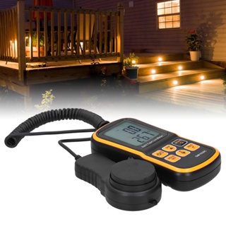 ZhongXiong GM1030C 0 ~ 200 000 Lx Digital Light Meter ความแม่นยำสูง AutoRanging แบบพกพา Luxmeter โฟโตมิเตอร์