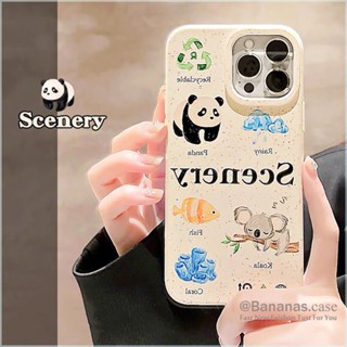 เคสโทรศัพท์มือถือแบบนิ่ม ลายการ์ตูนแพนด้า สําหรับ iPhone 14 Plus 14 13 12 11 Pro Max X Xr Xs Max 7 8 6 6s Plus SE2020