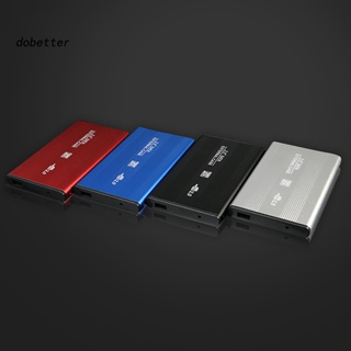 &lt;Dobetter&gt; กล่องฮาร์ดดิสก์ภายนอก USB 20 25 นิ้ว น้ําหนักเบา สําหรับแล็ปท็อป