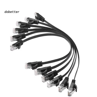 &lt;Dobetter&gt; สายเคเบิลเครือข่ายอีเธอร์เน็ต RJ45 LAN 6 ช่อง สําหรับคอมพิวเตอร์ 6 ชิ้น ต่อชุด