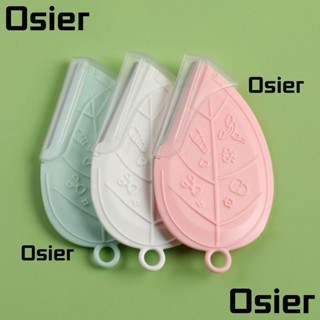 Osier1 เครื่องโกนหนวดคิ้ว ทรงใบไม้ แบบพกพา สีขาว สําหรับผู้หญิง และผู้ชาย