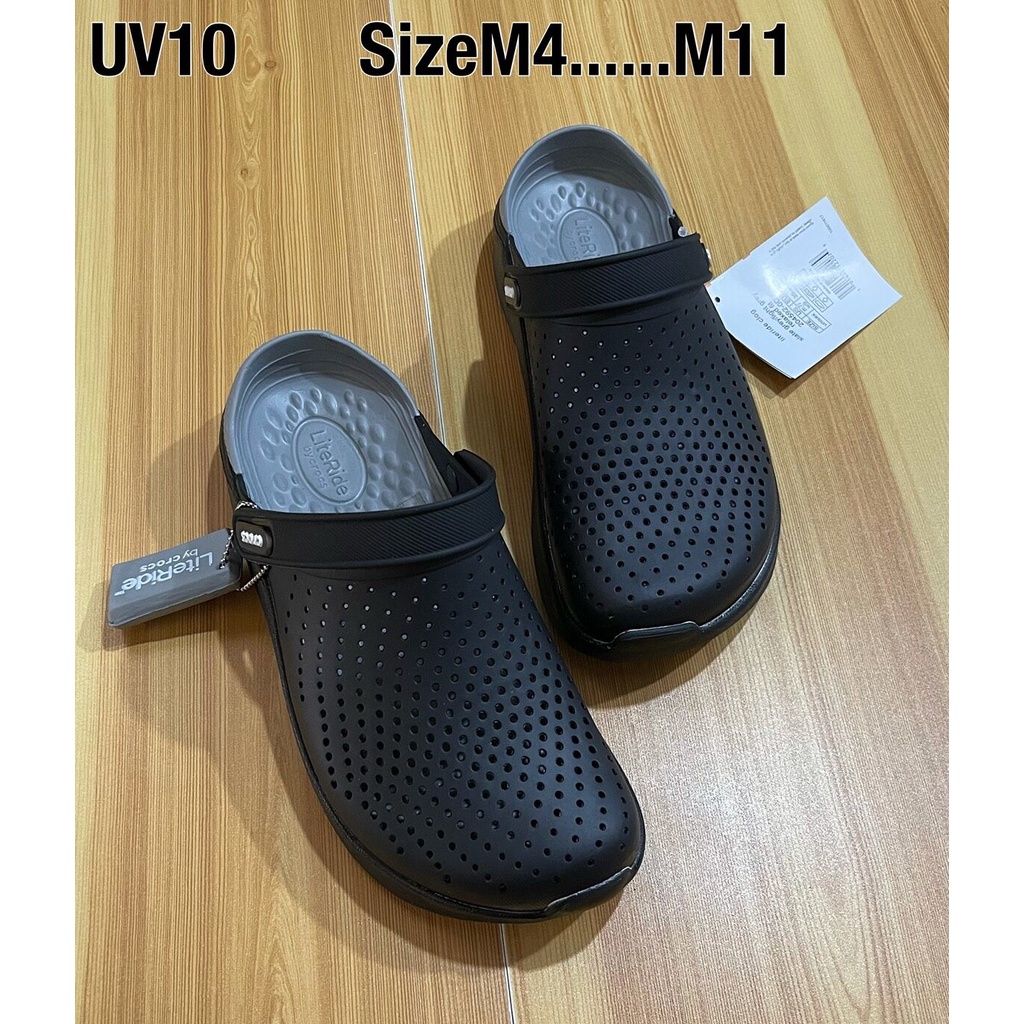 พร้อมส่ง!! Crocs LiteRide Clog หิ้วนอก ถูกกว่าshop Crocs Literide Clog(สินค้าขายดี) รองเท้าแตะ ชาย หญิง