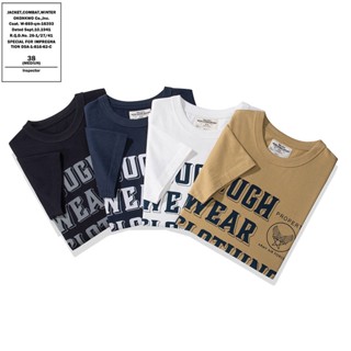 Okonkwo 2023 เสื้อยืดลําลอง แขนสั้น คอกลม แบบหนา ลายกองทัพอากาศ 230 กรัม