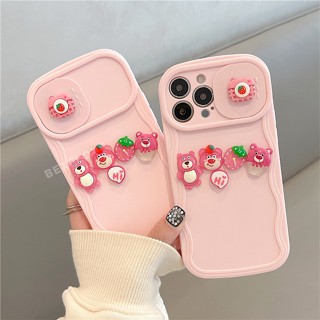 เคสโทรศัพท์มือถือ ซิลิโคนนิ่ม กันรอยกล้อง ลายการ์ตูนเป็ด 3D ถอดออกได้ สําหรับ IPhone 11 12 13 14 Pro Max Plus 12Pro 13Pro 14Pro 12Promax 13Promax 14Promax