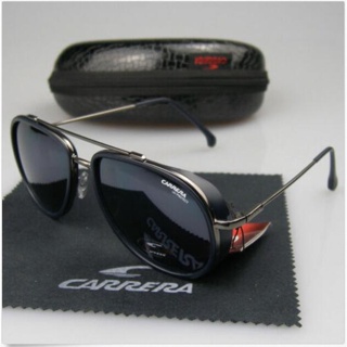 ใหม่ Carrera แว่นตากันแดด UV400 กันลม โลหะ คุณภาพสูง สไตล์เรโทร พร้อมกล่อง C38 สําหรับผู้ชาย และผู้หญิง