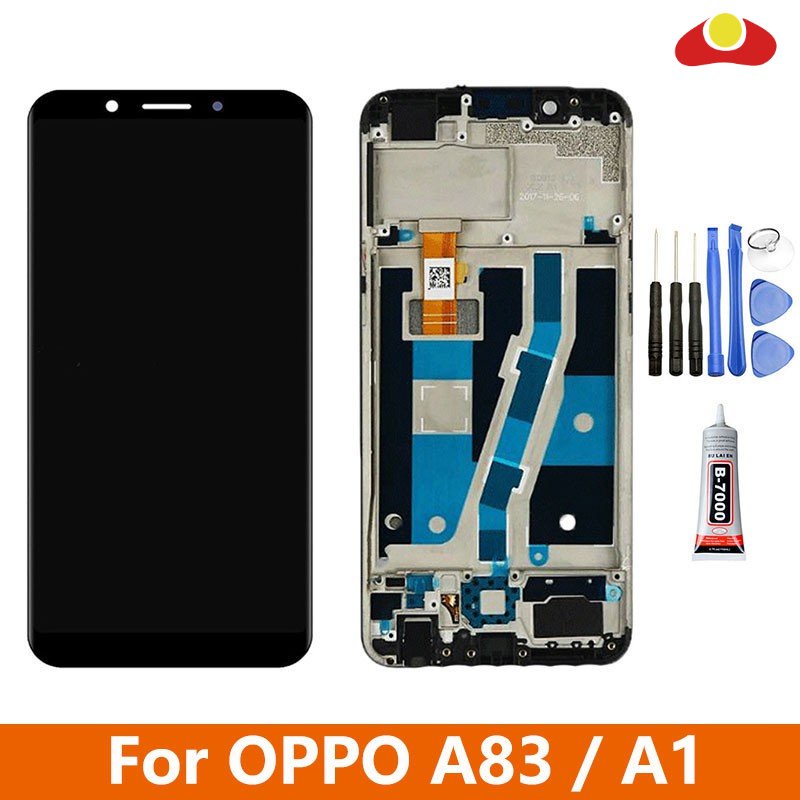 5.7 "Original LCD สําหรับ Oppo A83 LCD DIsplay พร้อมหน้าจอสัมผัส Digitizer Assembly สําหรับ Oppo A83