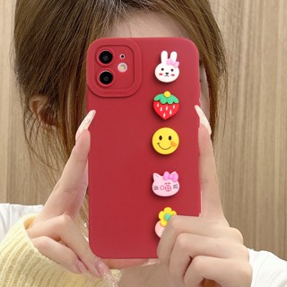 เคสซิลิโคนนิ่ม ลายการ์ตูนน่ารัก 3D สําหรับ iPhone 11 12 13 14 Pro MAX Plus Mini X XR XS MAX 6 S 7 8 Plus SE 2020 11Pro 12pro 13Pro