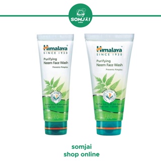 Himalaya (หิมาลายา) Purifying Neem Face Wash 100ml./ 150ml.เจลล้างหน้า สูตรลดการสะสมแบคทีเรีย ลดสิว และควบคุมความมัน