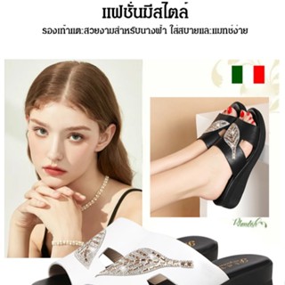 Moms Cool รองเท้าแตะ พื้นนิ่ม กันลื่น แฟชั่นสําหรับผู้หญิง