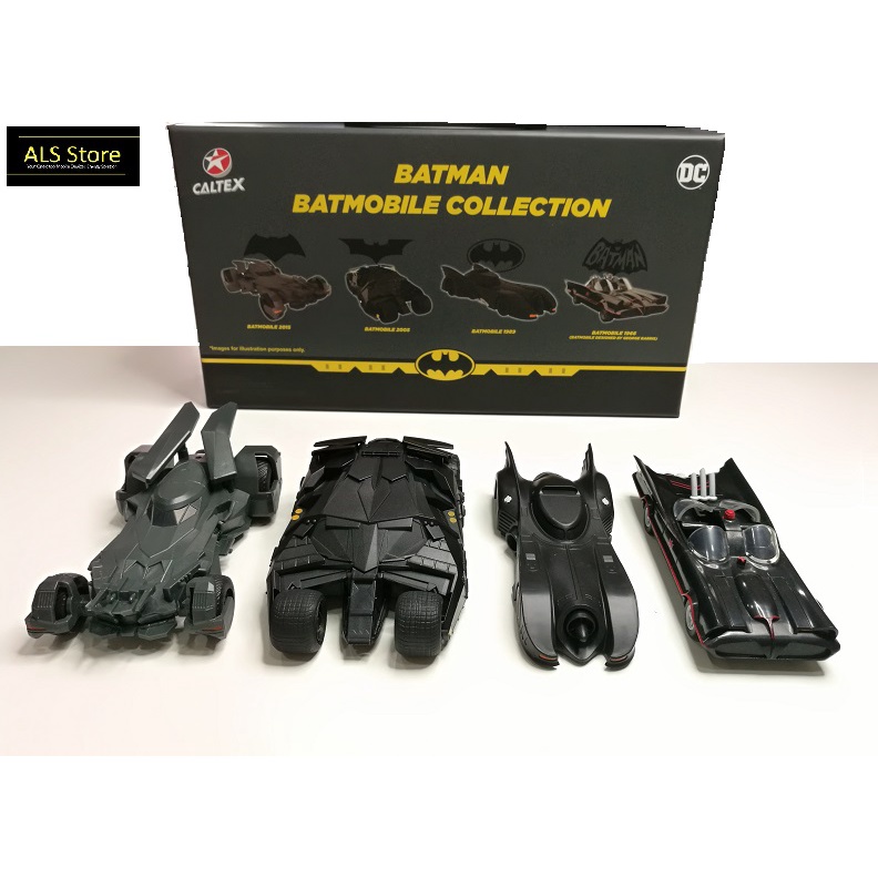 Caltex Batman Batmobile Collection 1966, 1989, 2005, 2015 - Birthday Special for Loved One [4 ชิ้น]