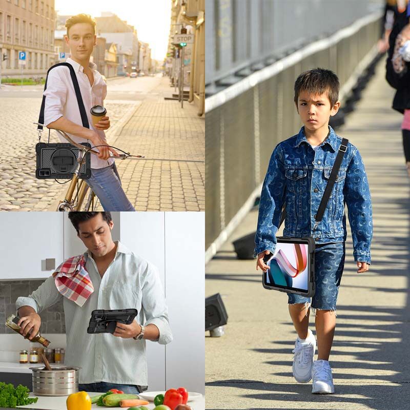 สําหรับXiaomi Redmi Pad SE 11 นิ้ว 2023/Redmi Pad 2 2025 กรณี, 360 องศาหมุนกรณีทนทานกันกระแทกฝาครอบป้องกันสําหรับRedmi Pad 10.61 2022,Redmi Pad SE 8.7 2024 - รูปที่ 5