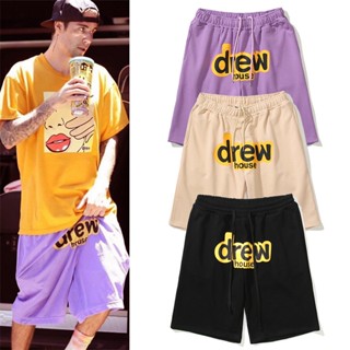 Dr88ew- กางเกงขาสั้น นิกเกิล ลายตัวอักษรหน้ายิ้ม Justin Bieber สําหรับเล่นกีฬาบาสเก็ตบอล Msydjn