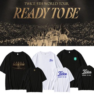 เสื้อยืดลําลอง ผ้าฝ้าย แขนสั้น คอกลม พิมพ์ลาย Kpop Twice พร้อมส่ง สําหรับผู้ชาย และผู้หญิง