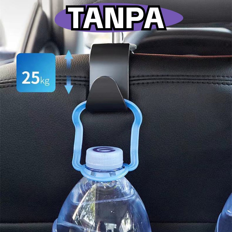 TANPA ตะขอเก็บของ ที่แขวนของในรถ ที่ติดเบาะหลังรถยนต์ ตะขอแขวนของ อเนกประสงค์ ติดตั้งง่าย เเข็งเเรง คงทน ราคา ถูกที่สุด ดีลบีเคเค แกลเลอรีภาพที่ 4