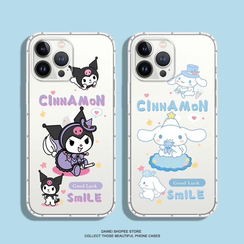 เคสซิลิโคนนิ่ม แบบใส ลายการ์ตูน Melody Kuromi น่ารัก สําหรับ เคสไอโฟน case IPhone 14 15 Pro Max 13 Mini 11 12 Pro Xs Max X Xr 6s 7 8 Plus Se2020 เคสกันกระแทก