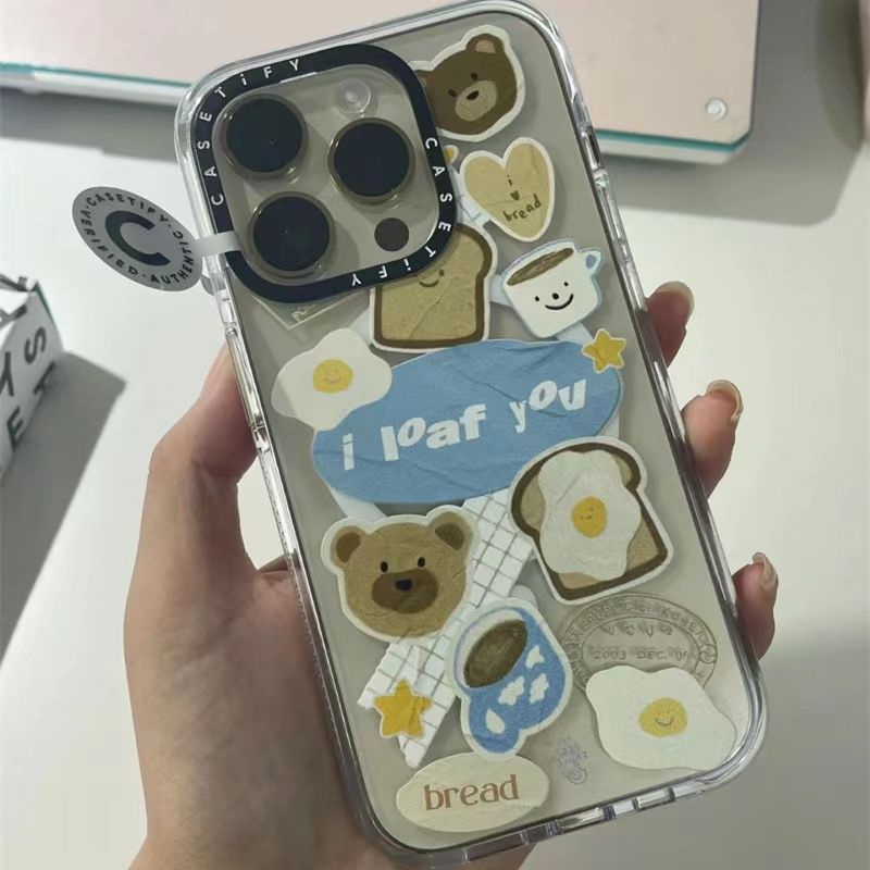 Cartoon Phone Case for iphone 11 Apple 13proMax Phone Case for Iphone12/14 Drop-Resistant Xs Tide
