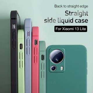 Camera Shell Shockproof Case Square Liquid Phone Cover For Xiaomi Mi13 Lite 13 Pro