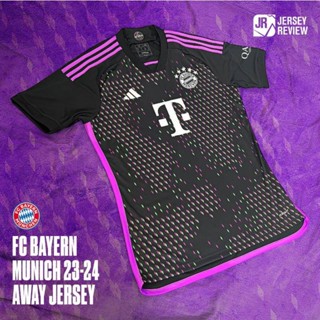 เสื้อกีฬาแขนสั้น ลายทีม Bayern Munich ปี 2023 2024 สําหรับผู้ชาย