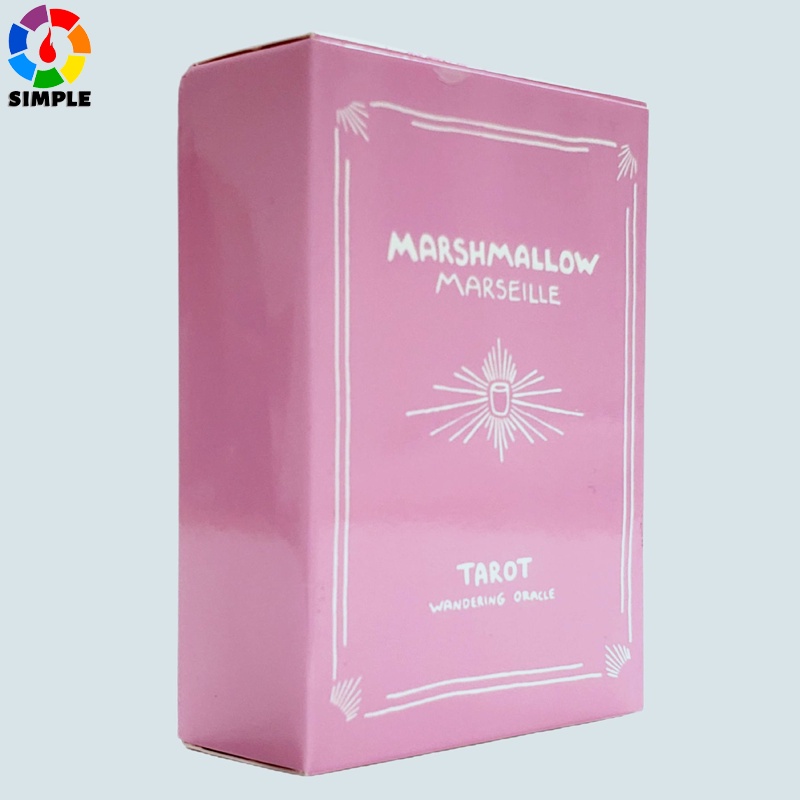 Marshmallow Marseille Tarot cards Deck Leisure Party Table Fortune-telling Prophecy Oracle Cards