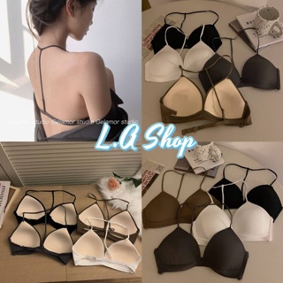 L.A Shop พร้อมส่ง บราฟองน้ำบางๆ เว้าหลังเซ็กซี่ ใส่สบายมาก "FY2801"