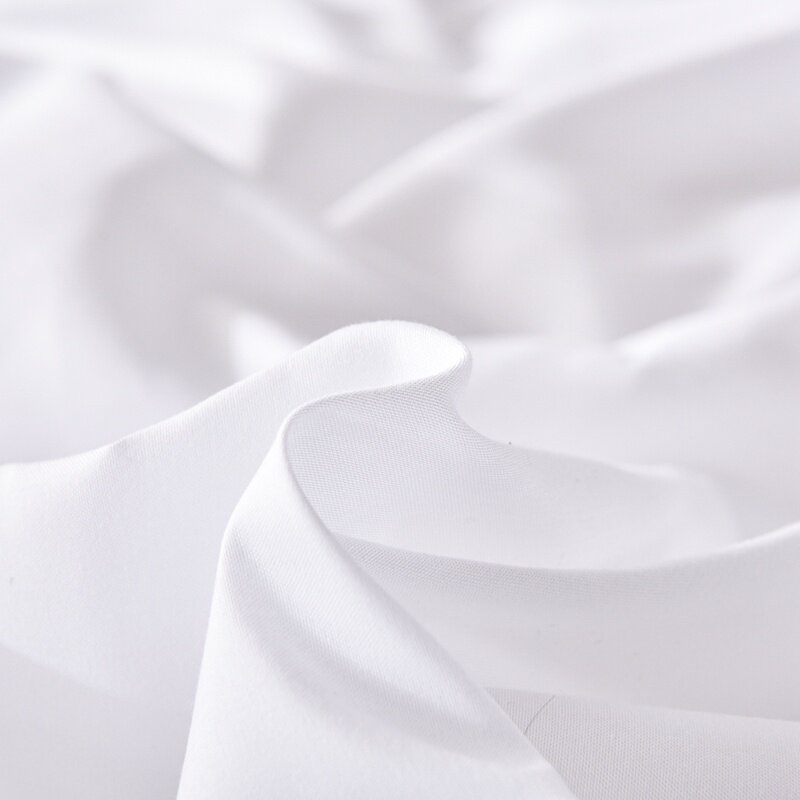 Dansunreve ปลอกผ้านวม 6ฟุต 5ฟุต สีขาว duvet cover คุณภาพโรงแรม แบบนิ่ม ซักทําความสะอาดได้ สําหรับเตียงควีนไซซ์ คิง
