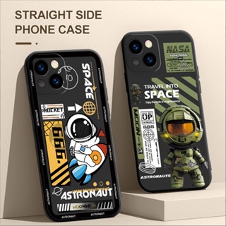 เคสโทรศัพท์มือถือแบบนิ่ม TPU ลายการ์ตูนนักบินอวกาศน่ารัก สําหรับ Samsung A22 M22 A03s A21s A12 A31 A32 A50 A52 A20 A30s A71 A51 A72 A13 A33 A53 S21 S22 S32 Ultra 5G | Fk119