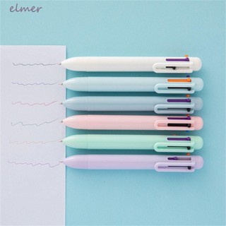 Elmer 6 in 1 ปากกาลูกลื่น เครื่องเขียน สําหรับเด็กนักเรียน 6 สี