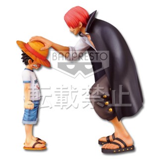 Luffy &amp; Shanks ของแท้ JP แมวทอง - Ichiban Kuji Banpresto [โมเดลวันพีช] (2 ตัว)