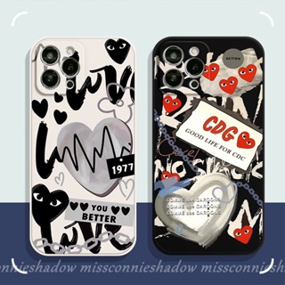 เคสโทรศัพท์มือถือ ขอบตรง ลายหัวใจ Comme Des Garcons สําหรับ Vivo Y02 Y17 Y12s Y20s Y16 Y11 Y35 Y53 Y12 Y31 Y15 Y20 Y22 Y15s Y22s Y50 Y30 Y15A Y20i V25E Y51 Y91C Y91 V23E Y12i Y30i Y95 Y93