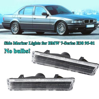 หลอดไฟเลี้ยว ด้านหน้า ด้านข้าง สําหรับ BMW E38 95-01 2 ชิ้น