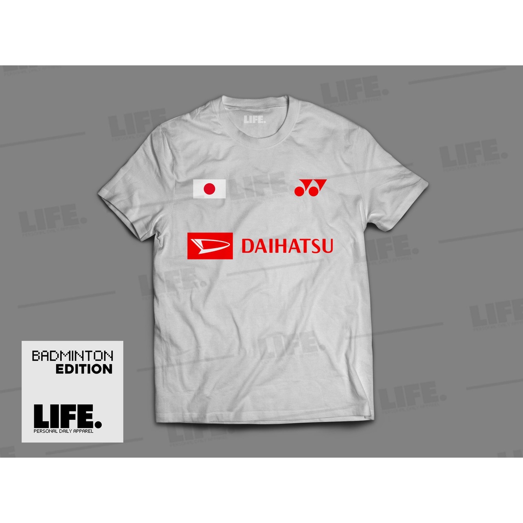 BEST QC Yonex Japan Korean Badminton Shirt Indonesian Team model Jersey  Combed Print Daihatsu KB Bu
