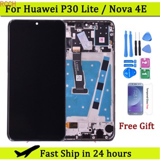 หน้าจอสัมผัสดิจิทัล LCD สําหรับ Huawei P30 Lite Huawei Nova 4e MAR-LX1 LX2 AL01