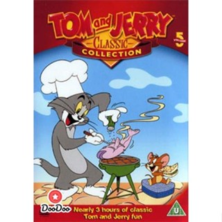 DVD Tom And Jerry ทอมกับเจอร์รี่ ชุด 5 (เสียงอังกฤษ เท่านั้น ไม่มีซับ ) หนัง ดีวีดี