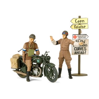 TAMIYA 35316 1/35 BRITISH BSA M20 MOTORCYCLE w/MILITARY POLICE SET