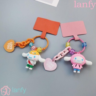 Lanfy สายเชือกไนล่อน คล้องโทรศัพท์มือถือ ปะเก็น อุปกรณ์เสริม สําหรับแขวนโทรศัพท์มือถือ 1 ชิ้น