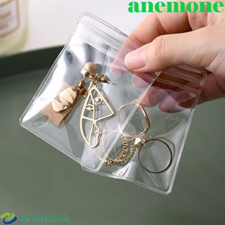 ANEMONE Trendy Jewelry Storage Box Multifunction Transparent Container Storage Korean Displays Case Necklace Bracelets Ringss Rectangle Packaging Book For Women Men Jewelry Organizer
