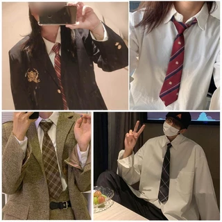 เสื้อเชิ้ตลําลอง dk เหมาะกับนักเรียน สไตล์ญี่ปุ่น สีไวน์แดง สําหรับผู้ชาย และผู้หญิง
