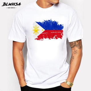 ราคาต่ำสุด!!เสื้อยืดลําลอง แขนสั้น คอกลม พิมพ์ลาย Blwhsa Philippines สไตล์ฟิลิปปินส์ สําหรับผู้ชายS-3XLS-5XL