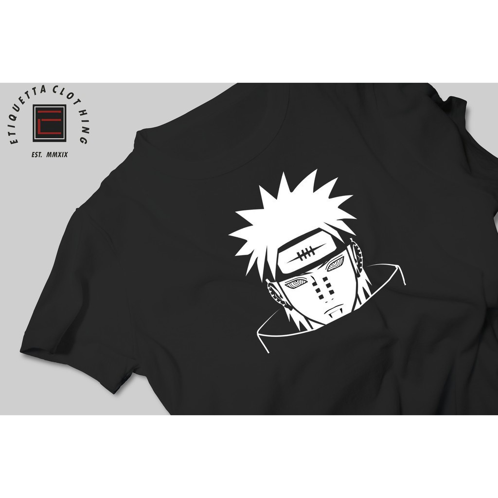 พร้อมส่ง Anime Shirt - Naruto - Pain การเปิดตัวผลิตภัณฑ์ใหม่ T-shirt