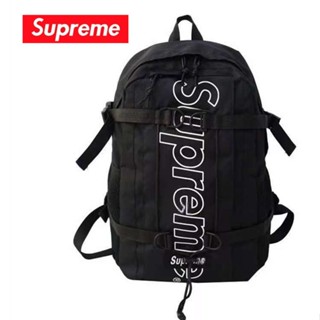 Supreme/Supreme กระเป๋าคู่แบบพกพา, กระเป๋านักเรียนสำหรับนักเรียน กระเป๋าคอมพิวเตอร์แฟชั่น, กระเป๋าเดินทาง