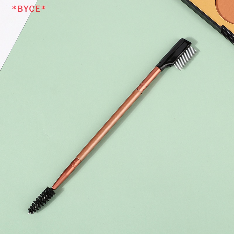 Byce> หวีโลหะสองด้าน แปรงขนตา คิ้ว เครื่องสําอาง แต่งหน้า ต่อขนตา ใหม่