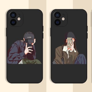 เคส OPPO A16 เคส OPPO Reno6Z 5g Reno 6 Reno 7 5g Reno 7 Pro Reno 7Z 5G เคสโทรศัพท์มือถือ Cartoon Boy Girl คู่รัก case