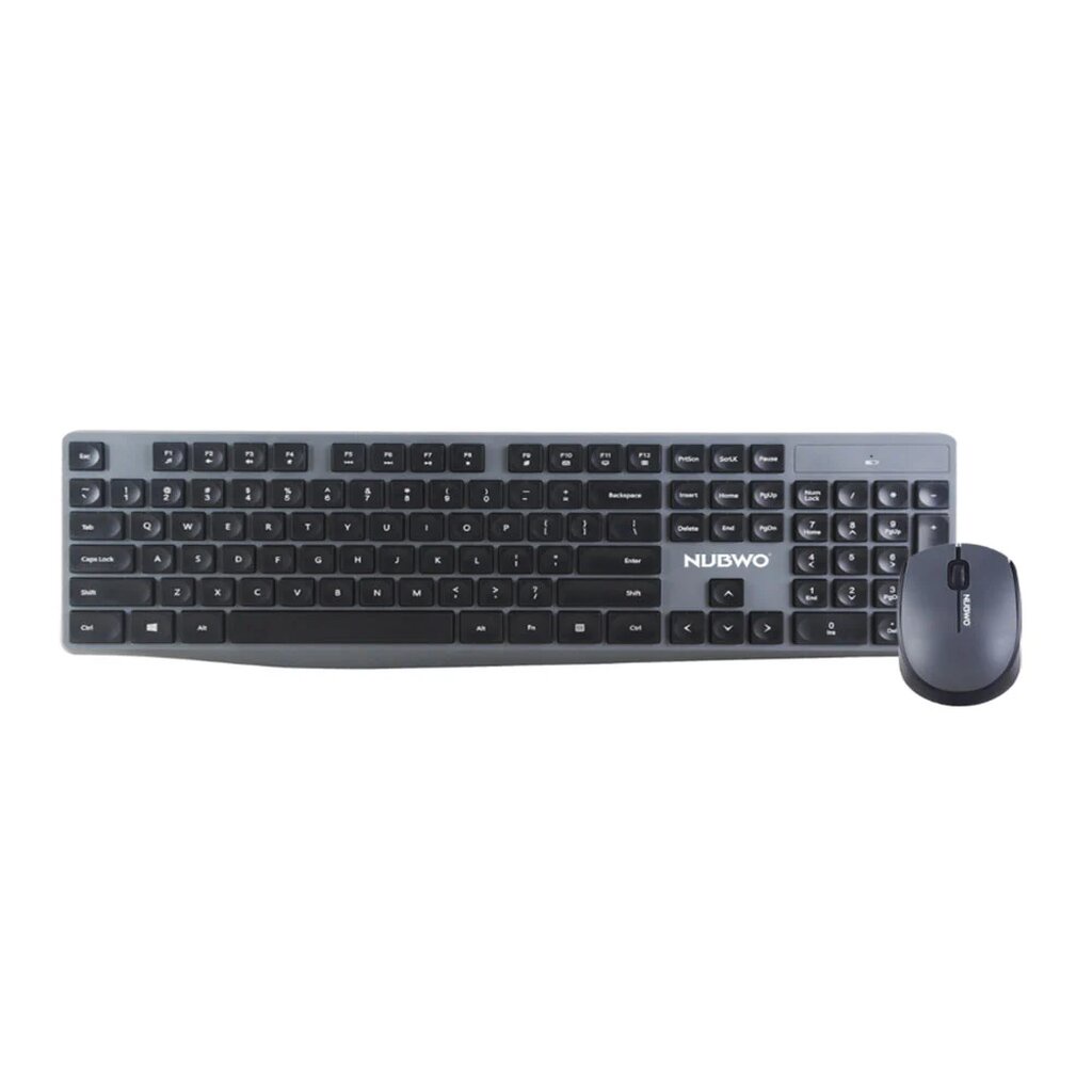 WIRELESS KEYBOARD & MOUSE NUBWO LUXURY NKM620 (GRAY)