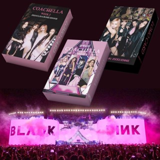 Kpop BLACKPINK&amp;Coachella โฟโต้การ์ด อัลบั้มคอนเสิร์ตล่าสุด HD โลโม่การ์ด คอลเลกชัน JENNIE ROSE LISA JISOO