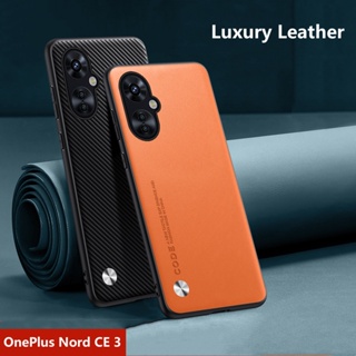 เคสโทรศัพท์มือถือ ซิลิโคน หนัง PU กันกระแทก หรูหรา สไตล์นักธุรกิจ สําหรับ OnePlus Nord CE 3 CE3 Lite NordCE3Lite