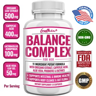 Feminine Balance Complex - Candida Cleanse &amp; อาหารเสริมสุขภาพช่องคลอด